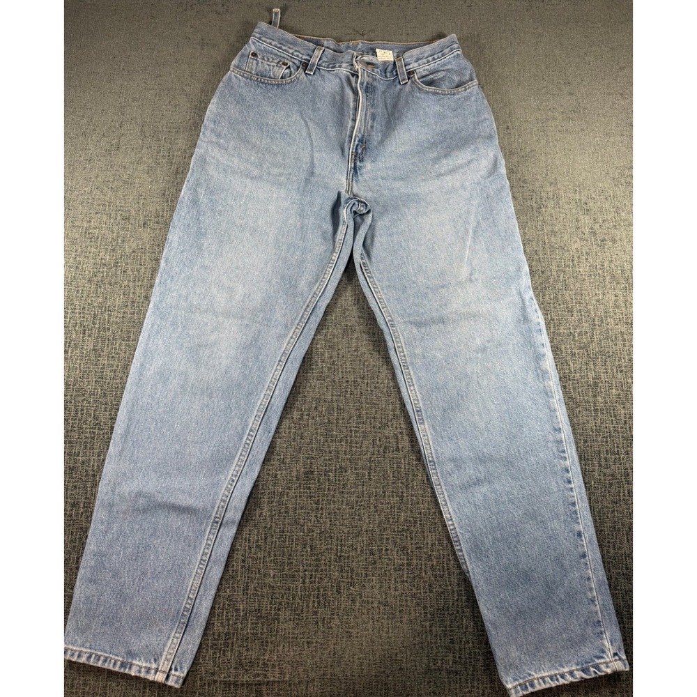 Levis 550 Relaxed Fit Tapered Leg Jeans Light Wash Denim Vintage 12 MIS M